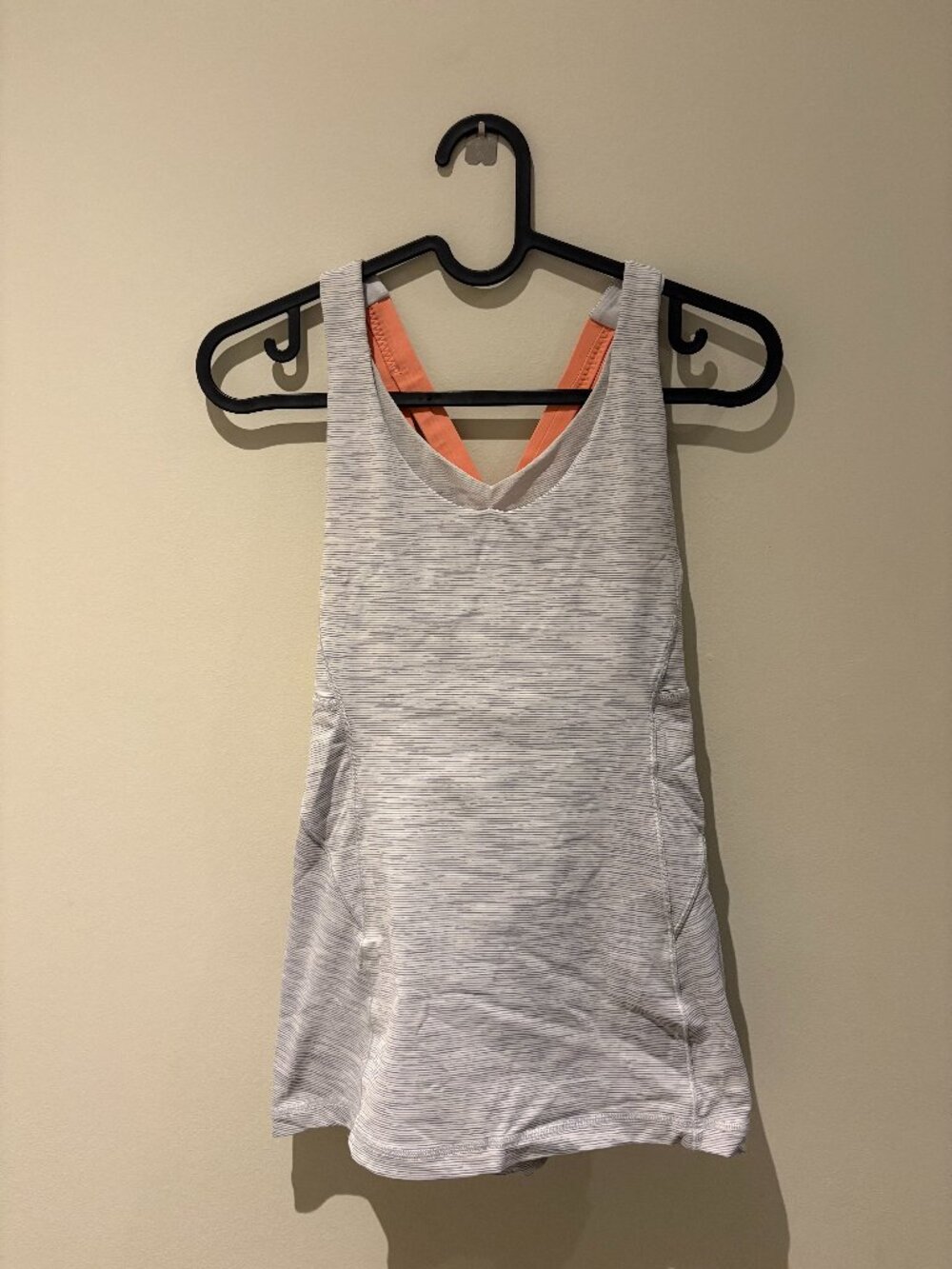Lululemon Flow & Go Tank in Very Light Flare / Silver Spoon